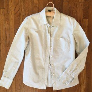 J Crew Classic Button down striped shirt